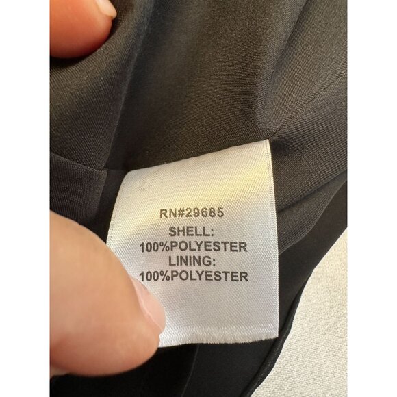 Pendleton Little Black Short Sleeve Dress Size 12 with Pleats NEW - Picture 9 of 12